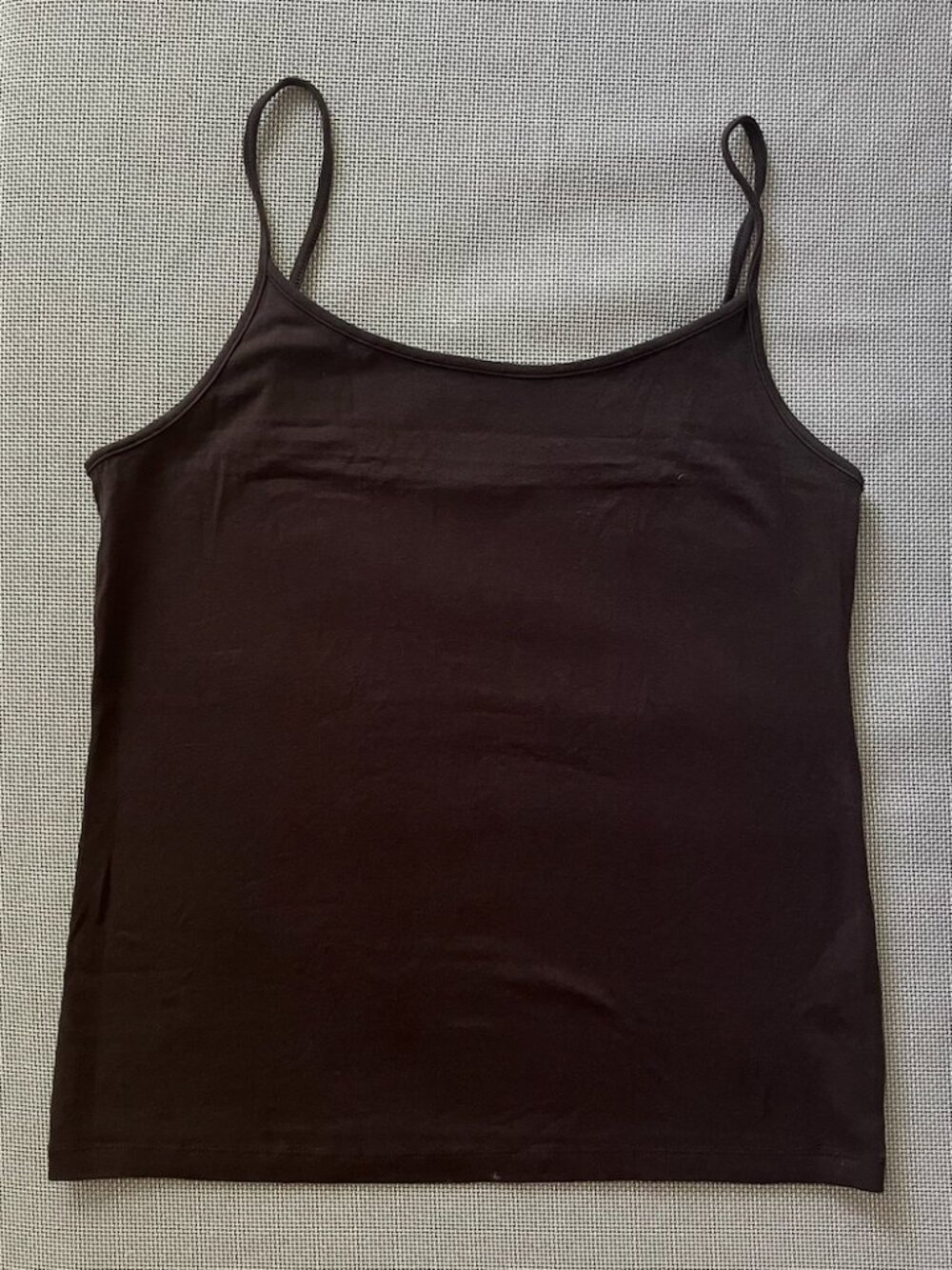 Medium Gap Brown Cotton Tank Top - Picture 1 of 1